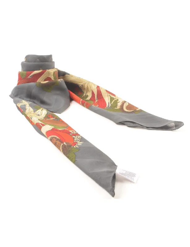 Customer Appreciation Sale chic wool coatFruit Print Scarf - M