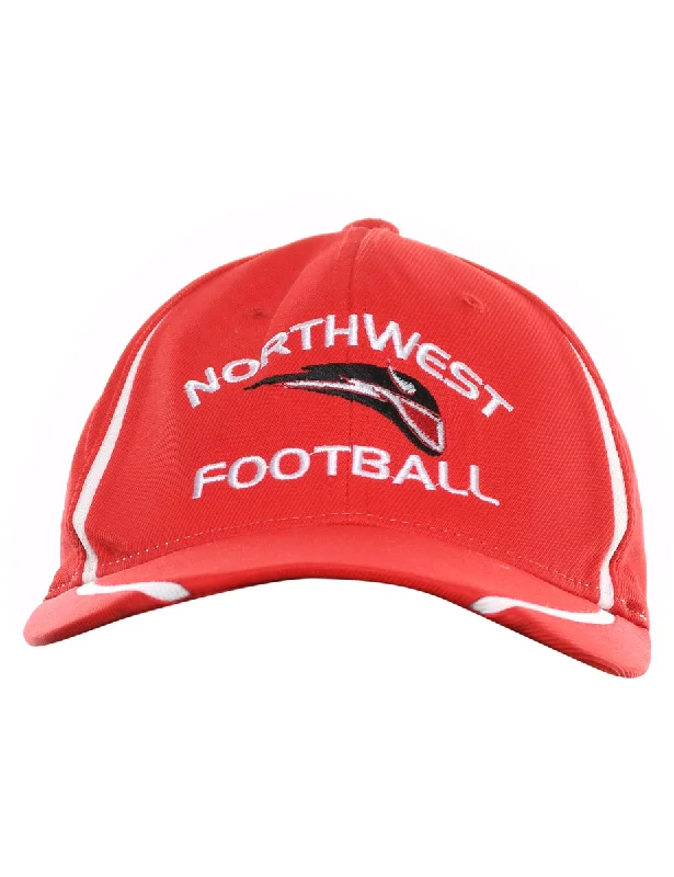 Quick Sale fashion-forward coatRed Embroided Cap - XS