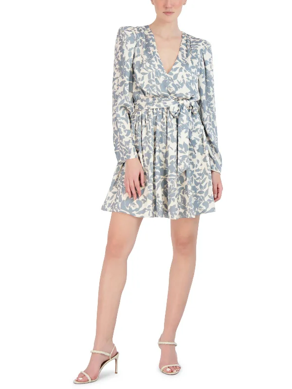 Value Deals elegant shift dressWomens Printed Mini Fit & Flare Dress