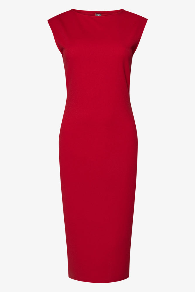 Year-End Sale vintage-inspired dressScuba Bodycon Dress Red