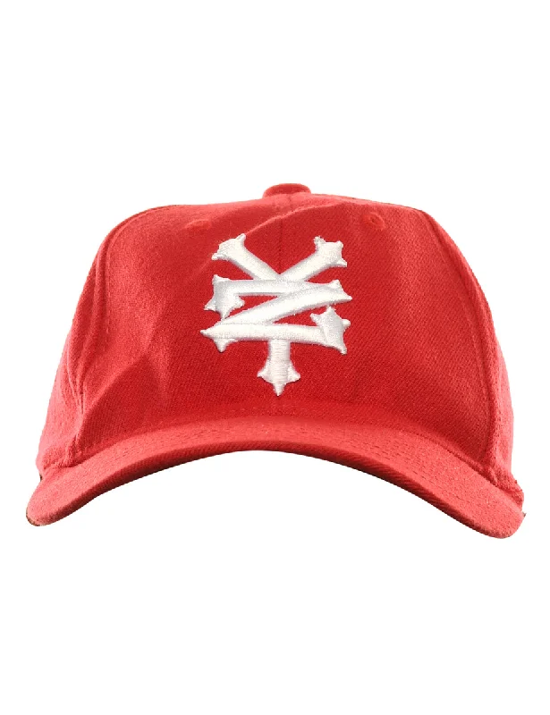 Price Drop Alert chic wool coatRed Zoo York Embroidery Cap - XS