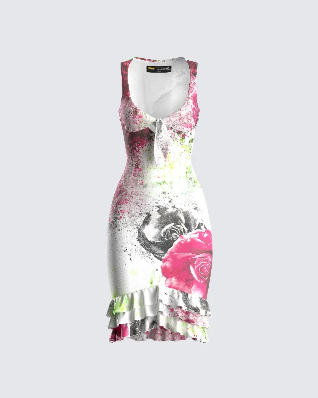 Clearance Event form-fitting dressClarice Floral Print Dress