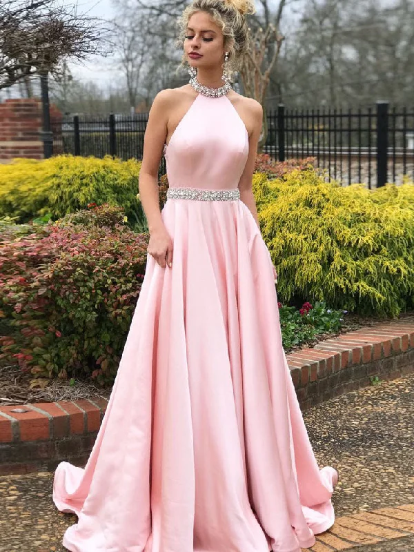 Time-Limited Offer Pink Prom Dresses Floor-length Aline Long Prom Dress Open Back Evening Dress JKL1164 Time-Limited Offer Pink Prom Dresses Floor-length Aline Long Prom Dress Open Back Evening Dress JKL1164