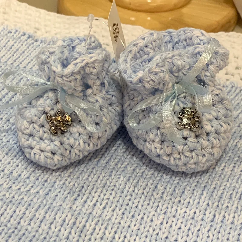 Crazy Savings elegant shift dressBlue Crochet Booties