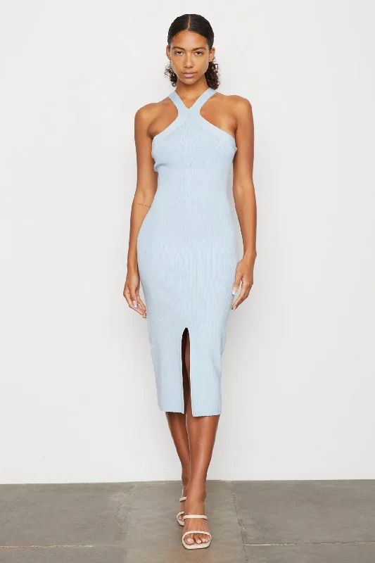Act Fast v-neck dressBailey 44 Indy Dress in Ciel