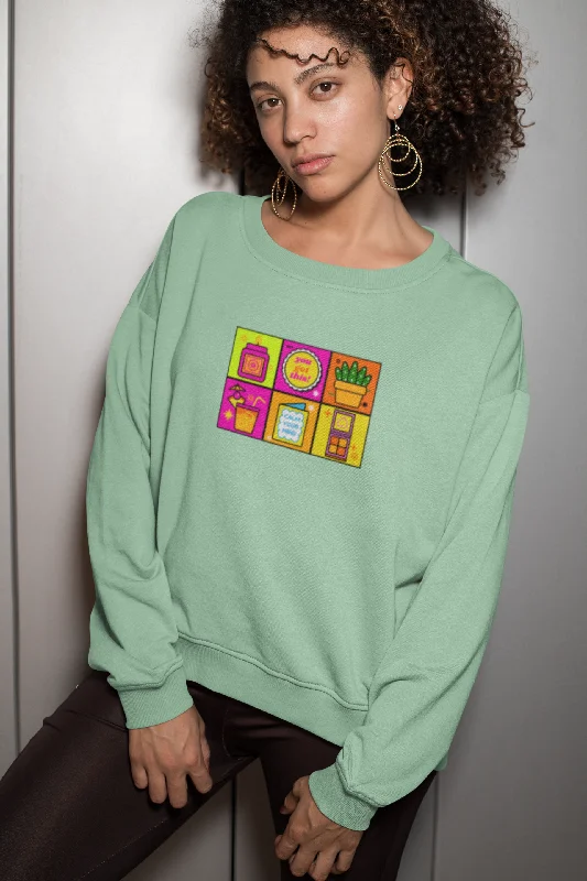 Quick Sale eco-friendly fitness hoodieWomen Mint Green Sweatshirt You Got This