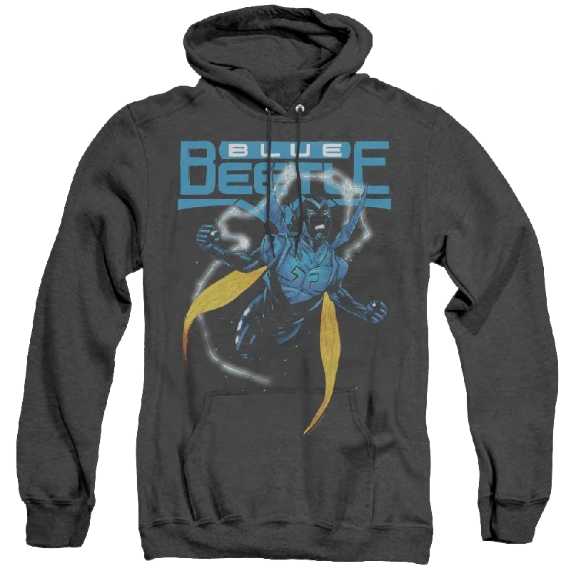 fleece hoodieMore Dc Characters Blue Beetle - Heather Pullover Hoodie