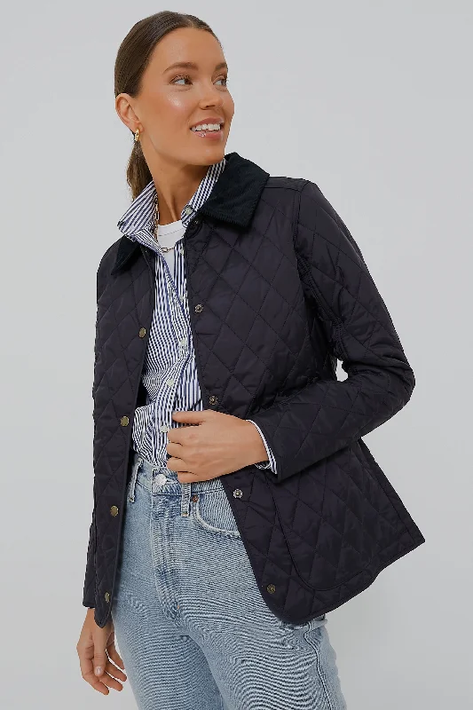 athletic jacketNavy Annandale Quilted Jacket