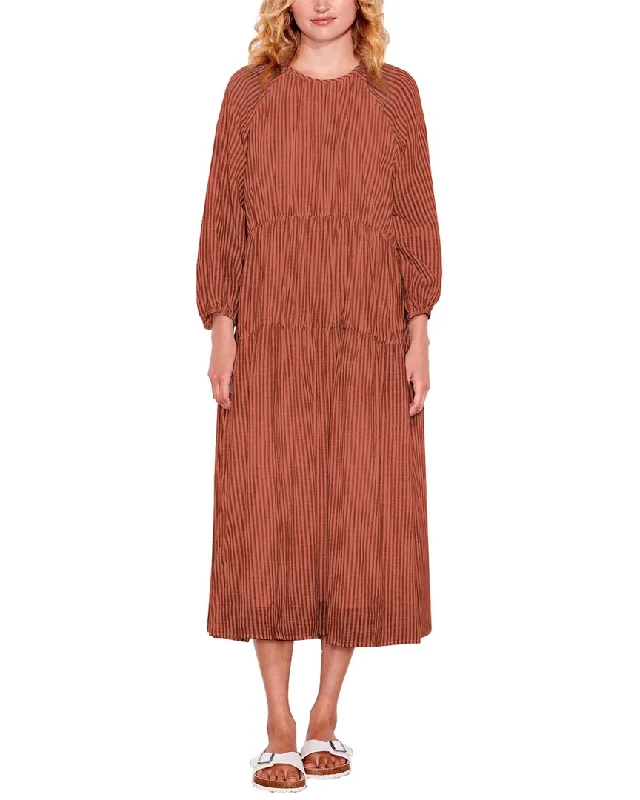 Now or Never minimalistic dressSUNDRY Stripe Tiered Dress