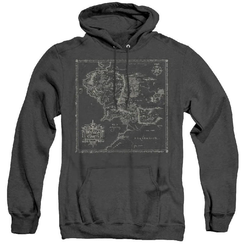 oversized hoodieLord Of The Rings Trilogy, The Map Of Me - Heather Pullover Hoodie