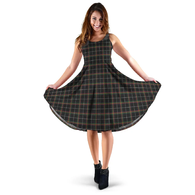 Online Only Stott Tartan Sleeveless Midi Womens Dress