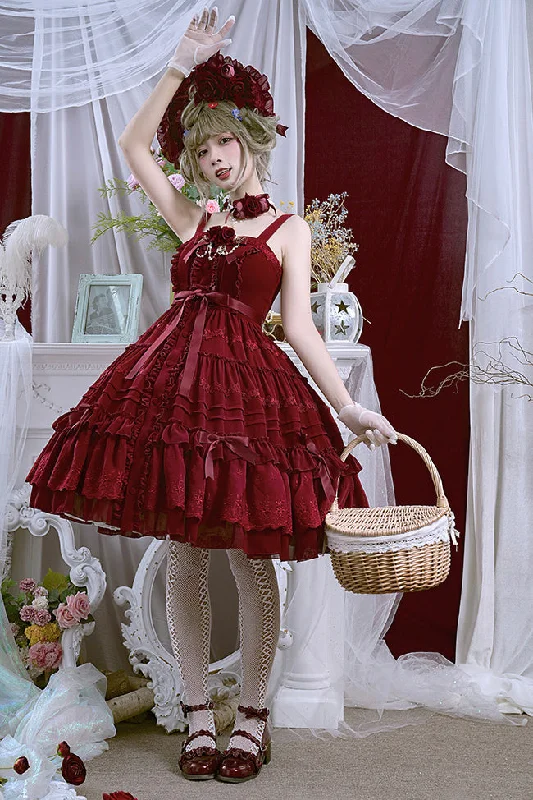 Buy Now mini dress(Buy for me) Dawn and Morning~Rozen Maiden~Elegant Lolita Jumper Dress