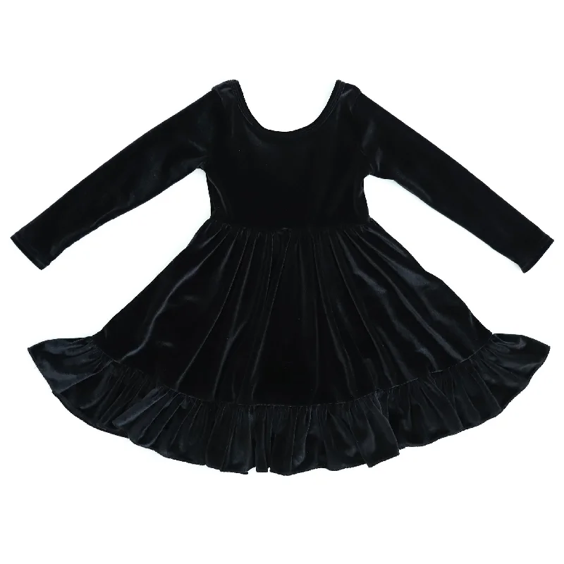 Limited Availability wrap dressBlack Velvet Charm Dress