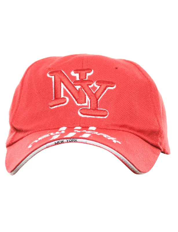 Price Break padded puffer coatRed New York Embroidery Cap - XS