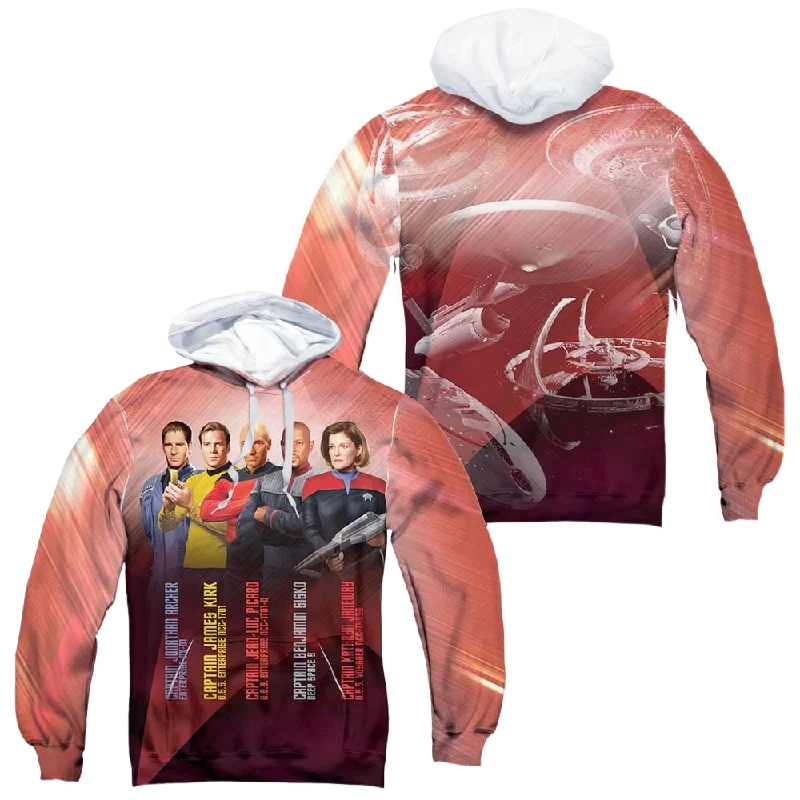 Deal Explosion zip-up hoodieStar Trek The Original Series Captains - All-Over Print Pullover Hoodie