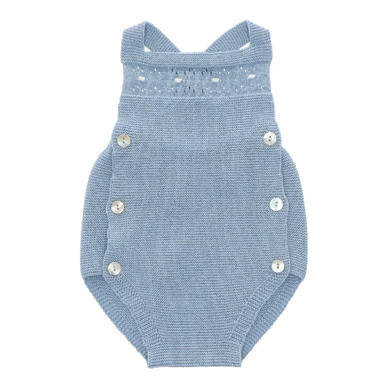 knit dressMartin Aranda Boys Blue Knit Overall