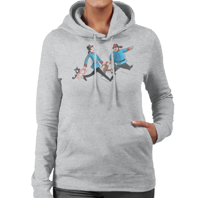 Today’s Deal zip-up hoodie for gymCurious George Fire Department Women's Hooded Sweatshirt