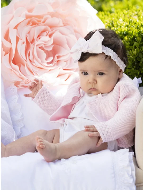 Deal Explosion playful dressEmbroidered Pink Headband