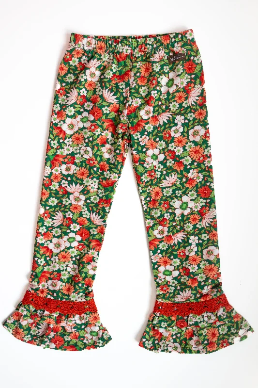 Exclusive Savings floral midi dressHoliday Heirloom Big Ruffles