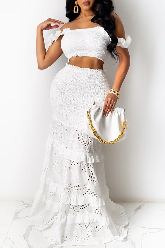 Lowest Prices party dressLace Fishtail Dress Suit