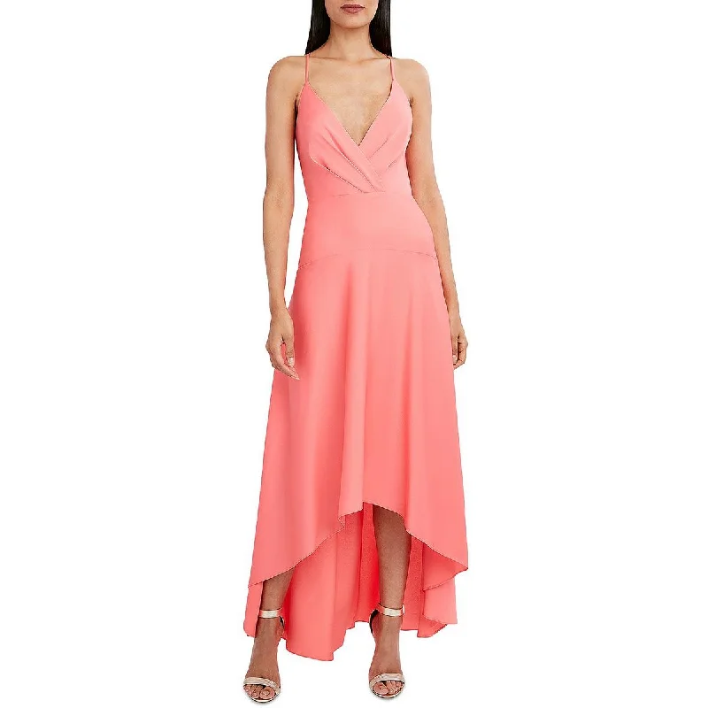 luxury dressBCBGMAXAZRIA Womens Sleevelss Hi-Low Evening Dress