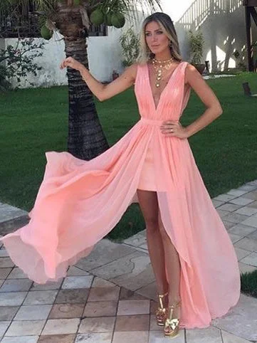Don’t Miss Out Cheap Prom Dresses Straps V-neck A-line Ruffles Long Simple Prom Dress JKL957 Don’t Miss Out Cheap Prom Dresses Straps V-neck A-line Ruffles Long Simple Prom Dress JKL957