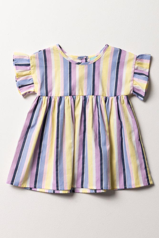 Last Chance tiered dressStripe Dress Lilac
