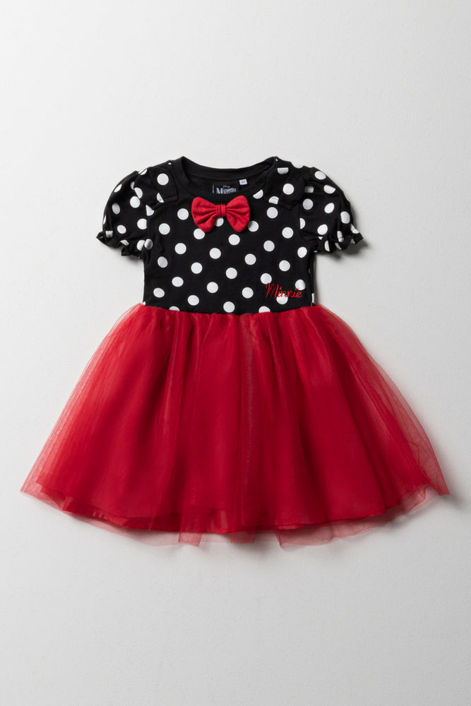 Bonus Savings casual summer dressMinnie Mouse Tulle Dress Red