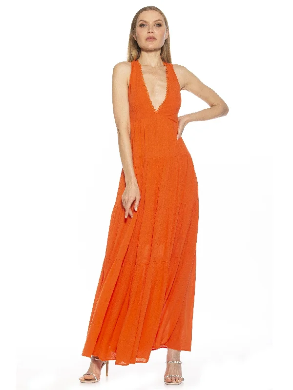 Deal Explosion casual summer dressTezzi Maxi Dress