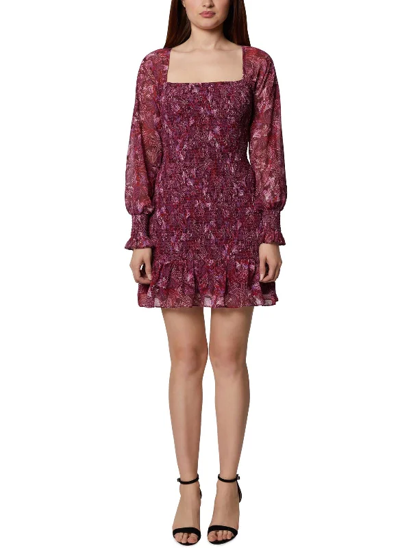 Best Bargains casual midi dressWomens Printed Above Knee Bodycon Dress