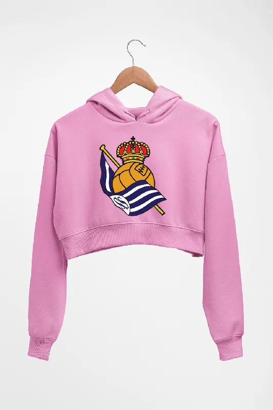 Savings Galore street style hoodieReal-Sociedad Crop HOODIE FOR WOMEN