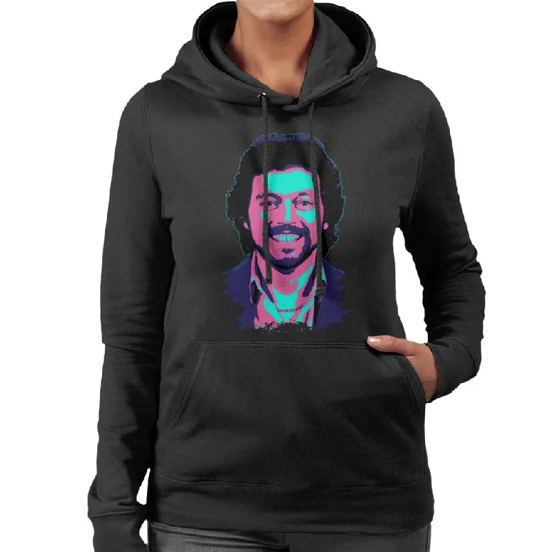 Quick Sale chic pullover hoodieTV Times Jeremy Beadle 1982 Pop Art Stylised Women's Hooded Sweatshirt Quick Sale chic pullover hoodieTV Times Jeremy Beadle 1982 Pop Art Stylised Women's Hooded Sweatshirt