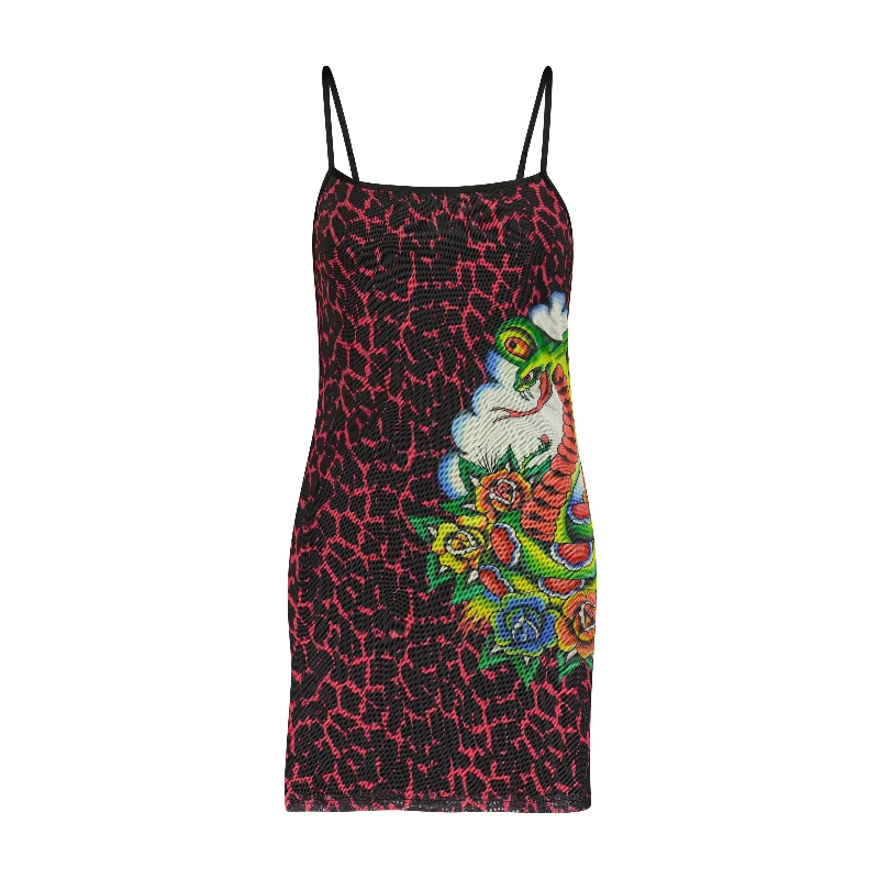Today’s Deal luxury dressCobra Roses Mesh Dress