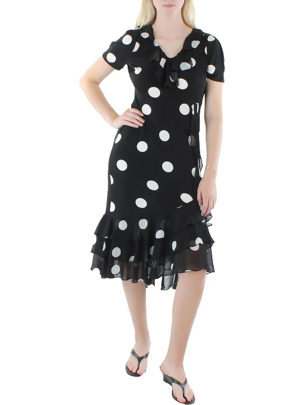 knit dressWomens Dotted Long Maxi Dress