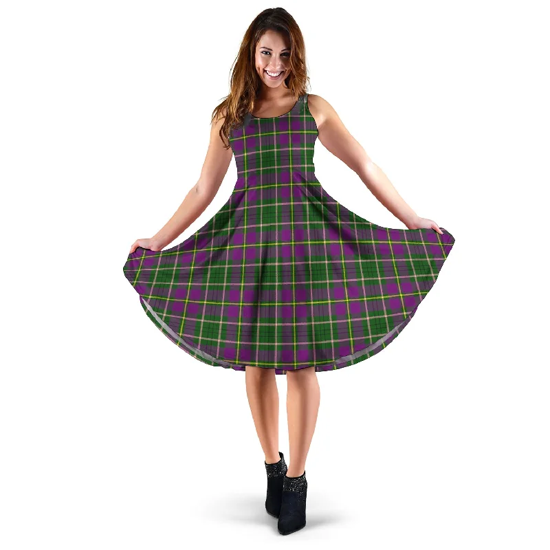 Big Savings Taylor (Tailylour) Tartan Sleeveless Midi Womens Dress
