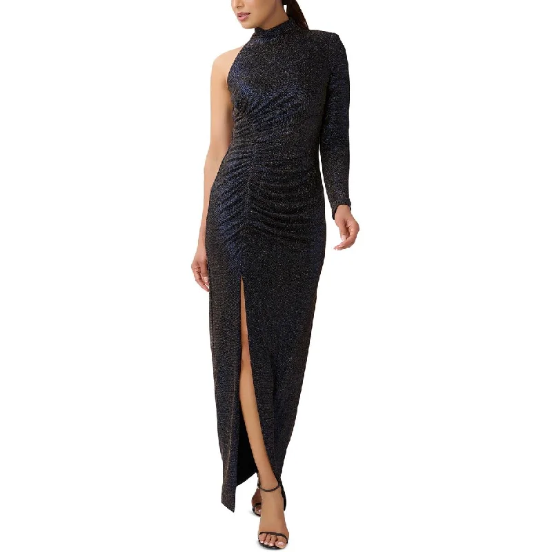 trendy mini dressAidan by Aidan Mattox Womens Metallic Long Evening Dress