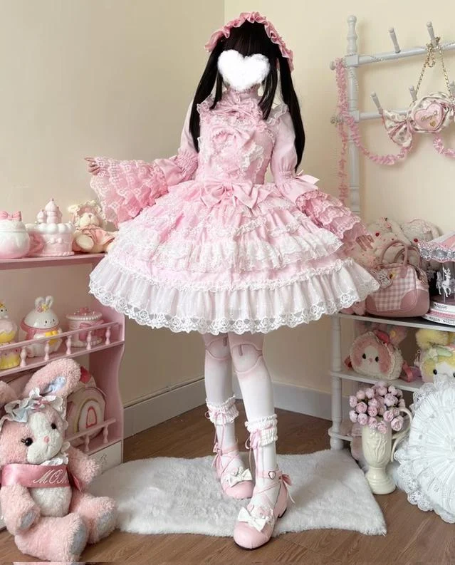 Price Fest boho dressHanguliang~Love and Heart Palpitations~Wedding Lolita JSK Bridal Lolita Dress