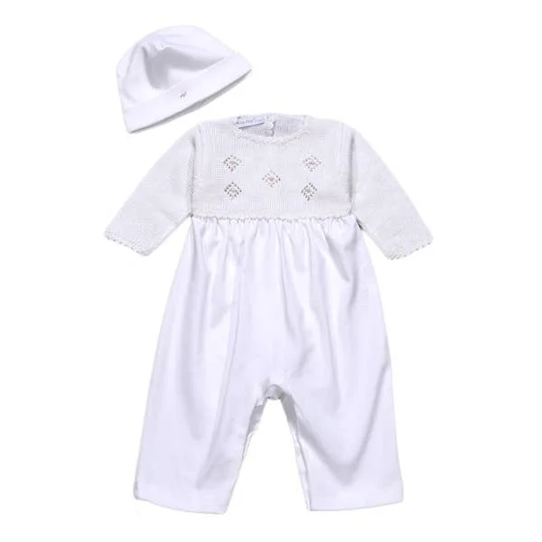 Special Discount sleek dressWhite Crochet Pima Set