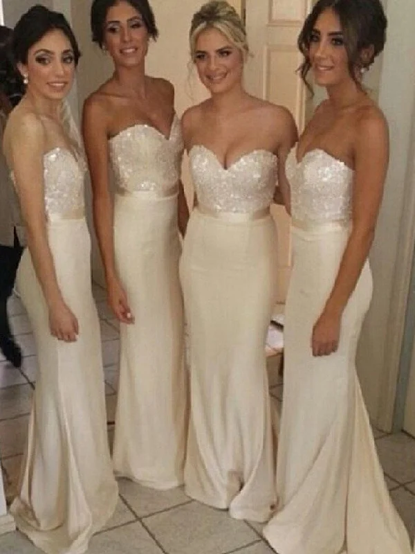 Reduced Prices Long Bridesmaid Dresses Sweetheart Ivory Short Train Sexy Bridesmaid Dresses JKB044 Reduced Prices Long Bridesmaid Dresses Sweetheart Ivory Short Train Sexy Bridesmaid Dresses JKB044