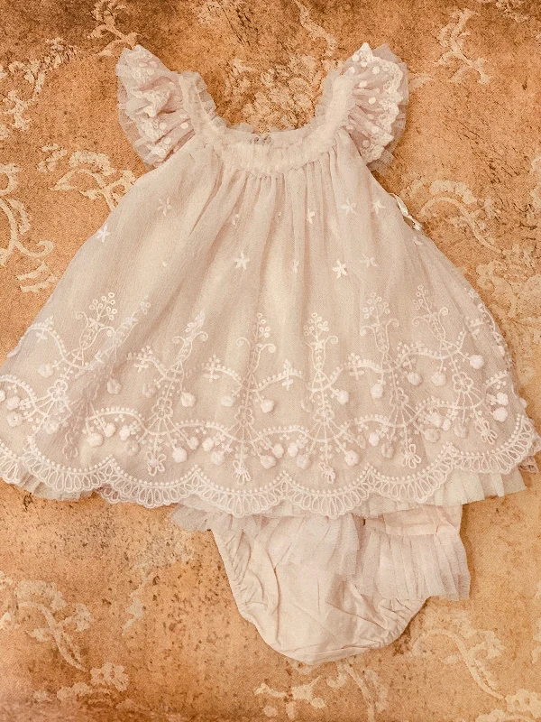 Blowout Sale casual evening dressBaby Woven Pink Dress