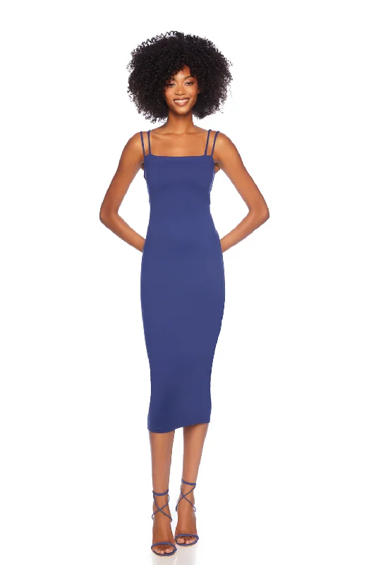 Customer Appreciation Sale long-sleeve floral dressdouble string midi dress