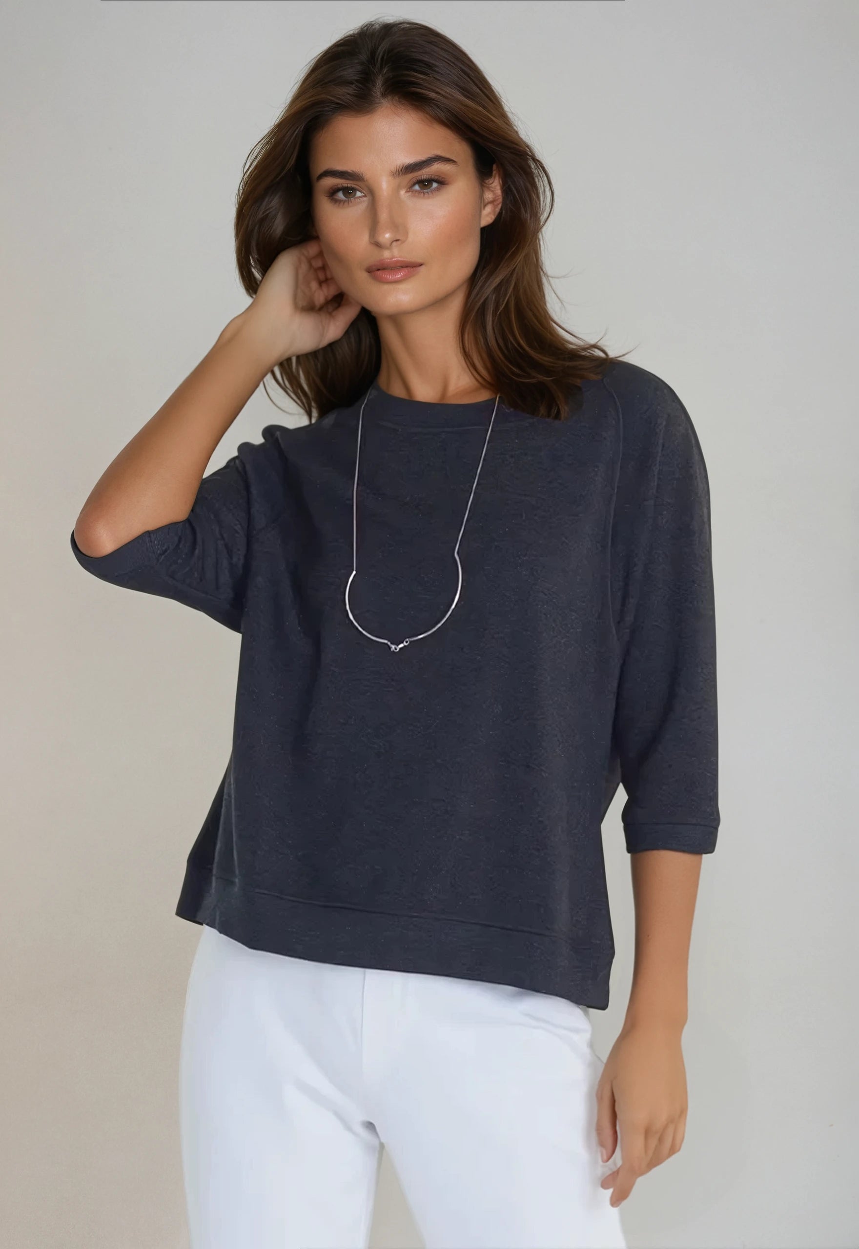 Super Deal fashionable workout wearLounger Crew Sweatshirt