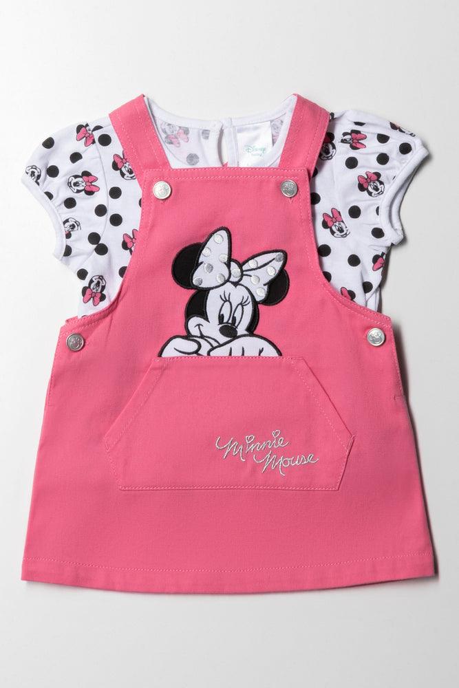 Seasonal Sale casual slip dressMinnie Mouse Twill Pinni Dress Pink