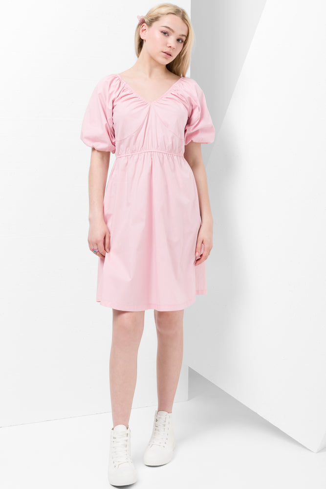 Lowest Price puff sleeve dressPuff Sleeve Dress Pink