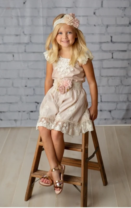 Extra Discounts satin dressFrilly Frocks Eleanor Romper