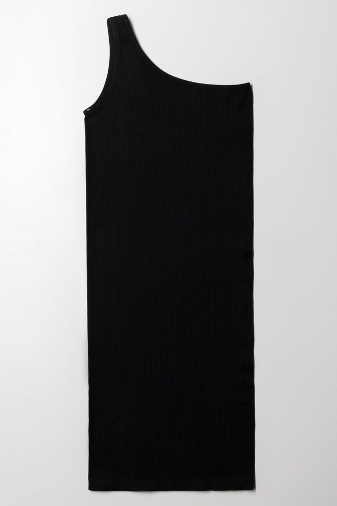 Huge Savings sophisticated dressSeamfree One Shoulder Dress Black