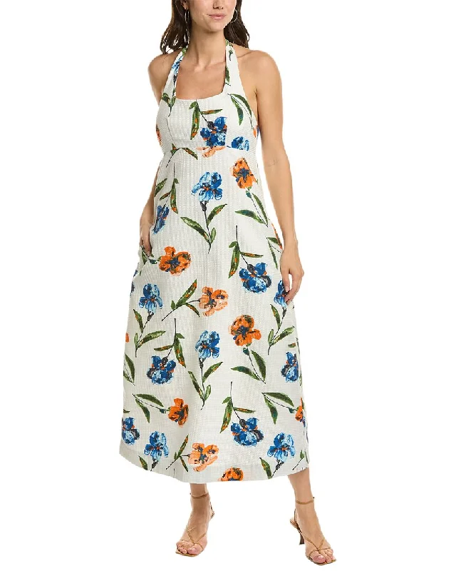 Unmissable Offer flowy evening dressFrances Valentine Iris Malia Halter Dress