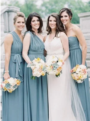 Bargain Bin Chic Bridesmaid Dresses One for All Dress A-line Tulle Simple Bridesmaid Dresses JKB071