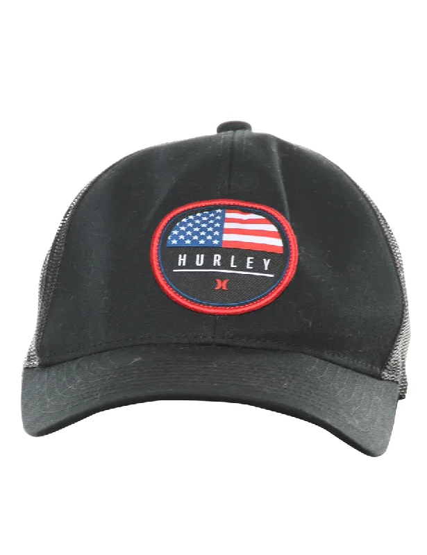 Clearance Items elegant coatBlack Embroided Cap - XS