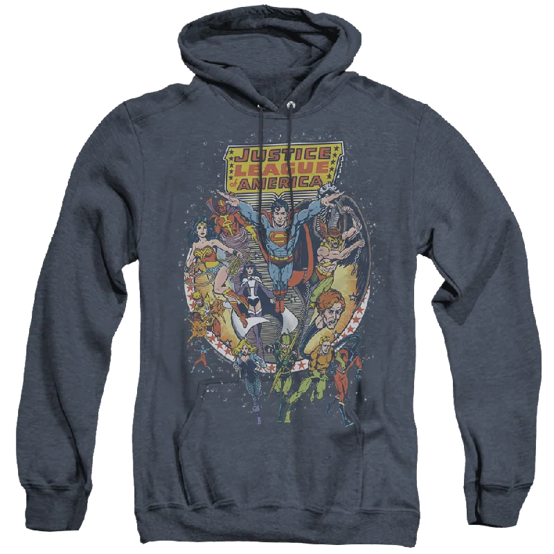 zip-up hooded sweatshirtJustice League Star Group - Heather Pullover Hoodie